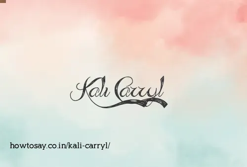 Kali Carryl