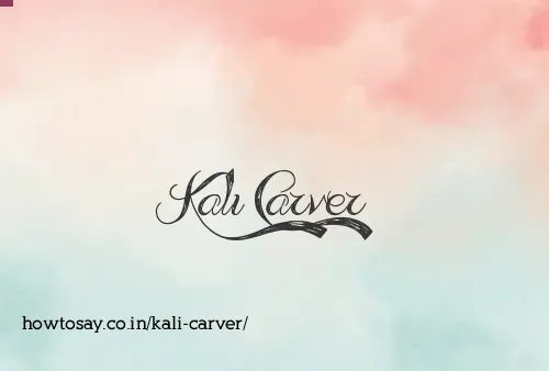 Kali Carver