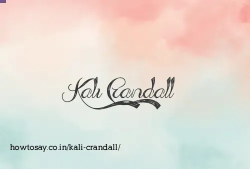 Kali Crandall