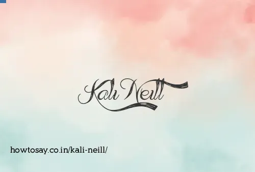 Kali Neill