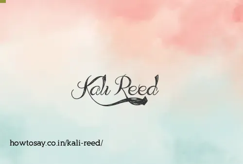 Kali Reed
