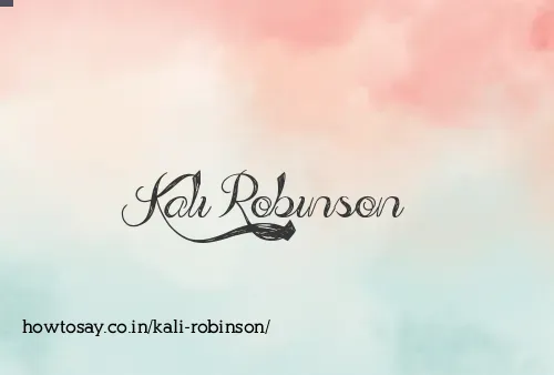 Kali Robinson