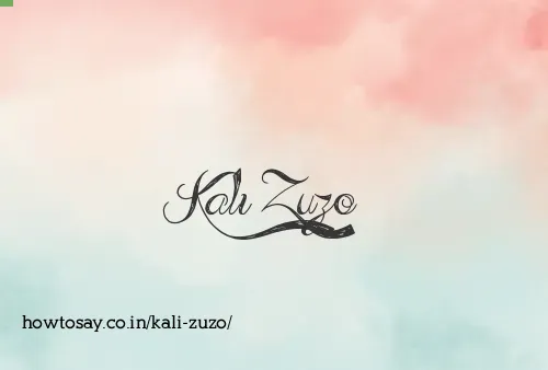 Kali Zuzo