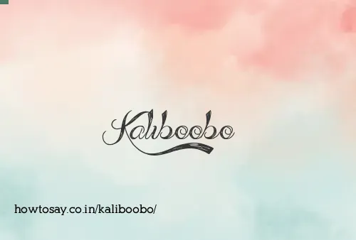Kaliboobo