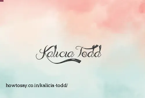 Kalicia Todd