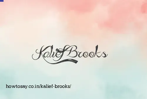 Kalief Brooks