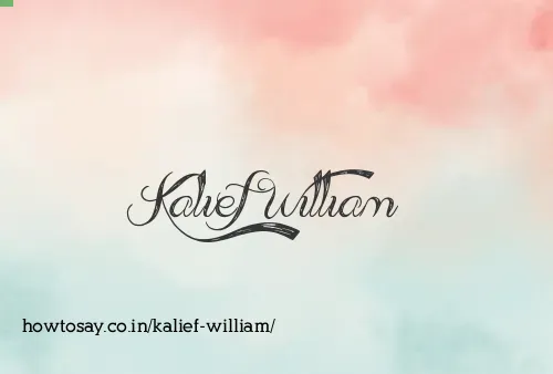 Kalief William