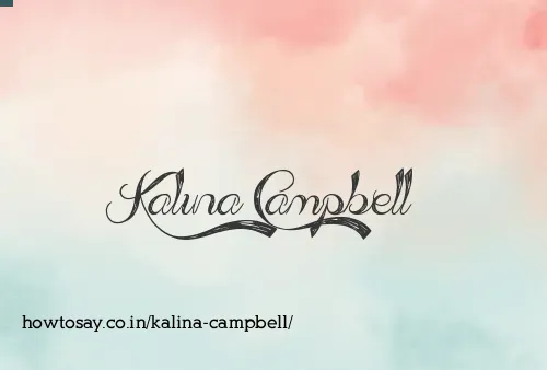 Kalina Campbell