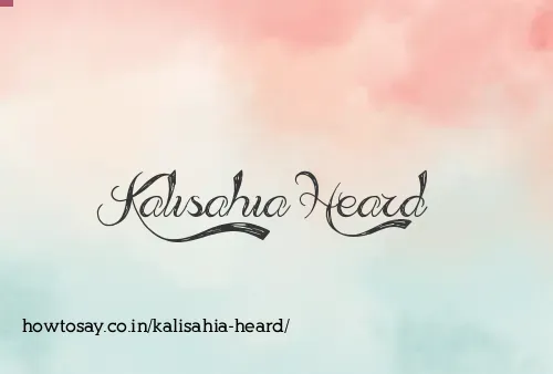 Kalisahia Heard