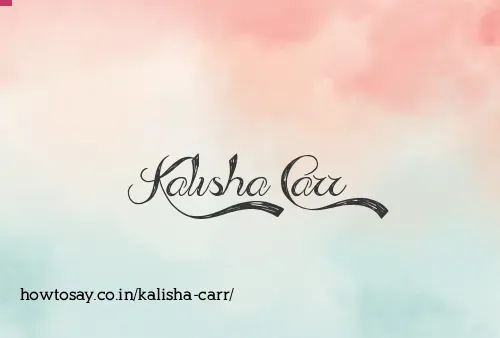 Kalisha Carr
