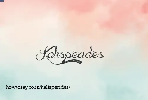 Kalisperides