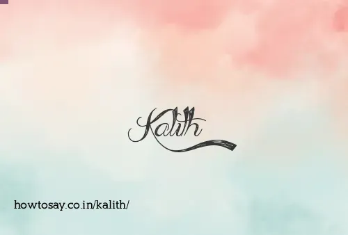 Kalith