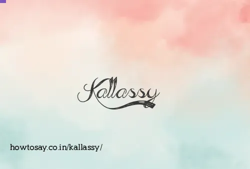 Kallassy