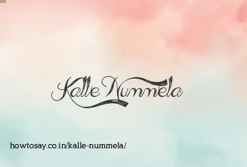 Kalle Nummela