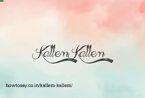 Kallem Kallem