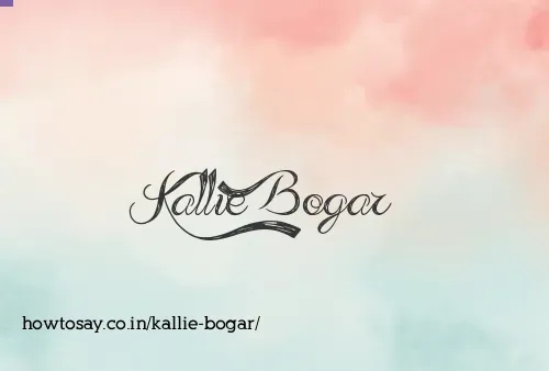 Kallie Bogar