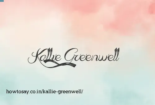 Kallie Greenwell