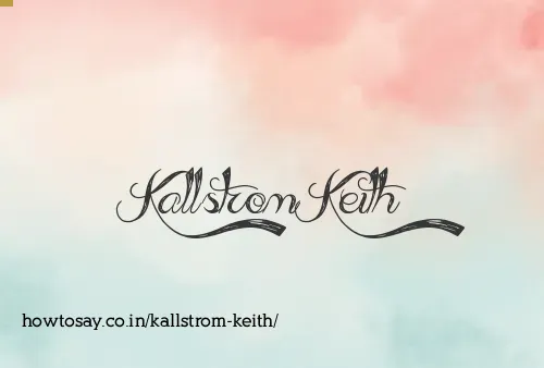 Kallstrom Keith