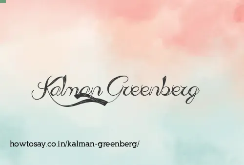 Kalman Greenberg