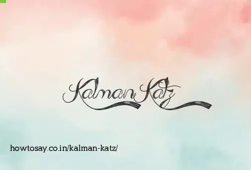 Kalman Katz