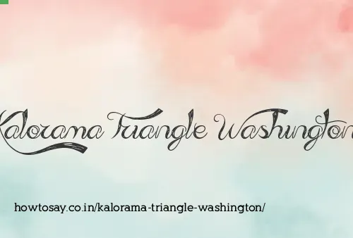 Kalorama Triangle Washington