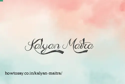 Kalyan Maitra