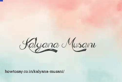 Kalyana Musani