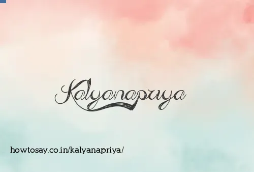 Kalyanapriya