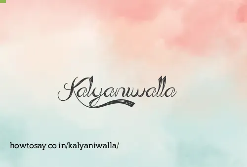 Kalyaniwalla