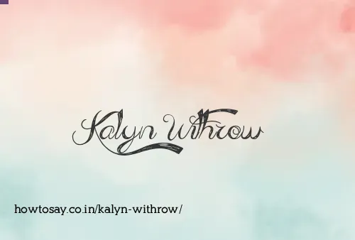 Kalyn Withrow