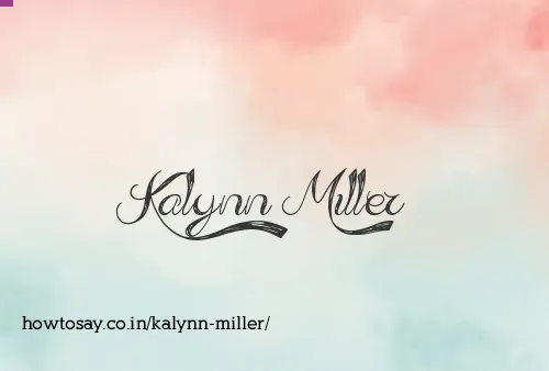 Kalynn Miller