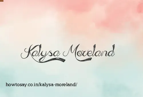 Kalysa Moreland