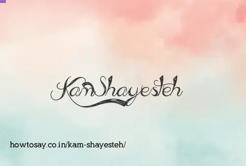 Kam Shayesteh