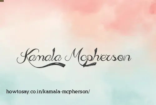 Kamala Mcpherson