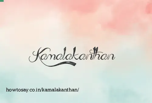 Kamalakanthan