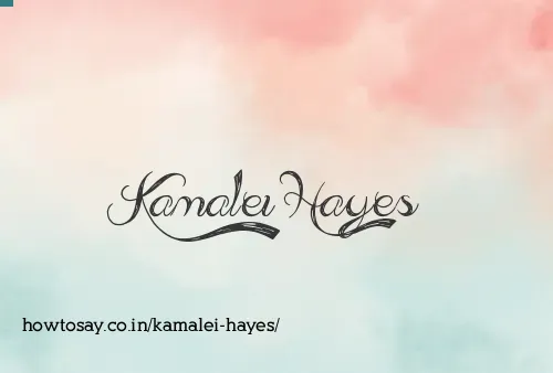 Kamalei Hayes