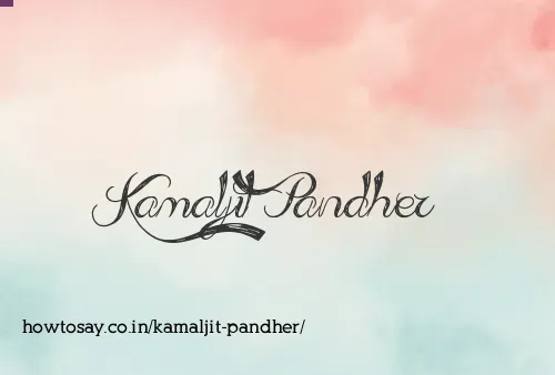 Kamaljit Pandher