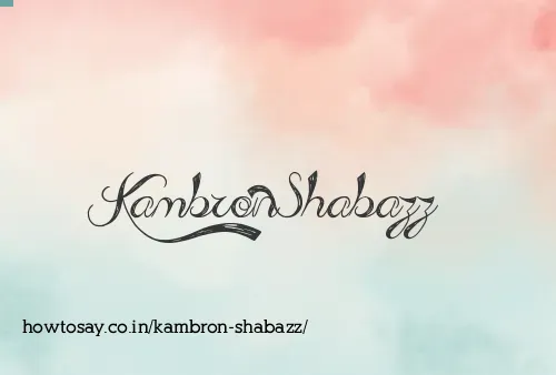 Kambron Shabazz