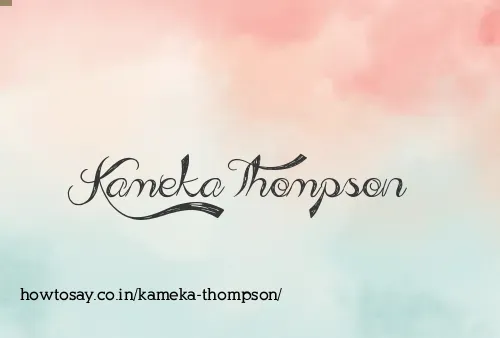 Kameka Thompson