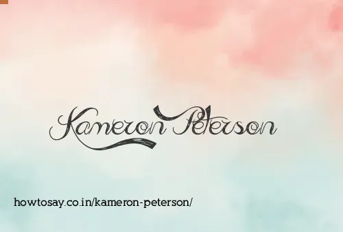 Kameron Peterson