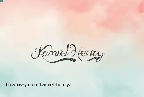 Kamiel Henry