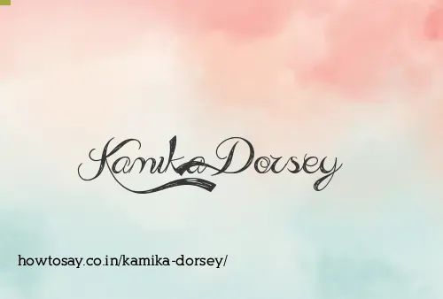 Kamika Dorsey