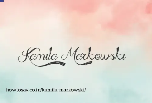 Kamila Markowski