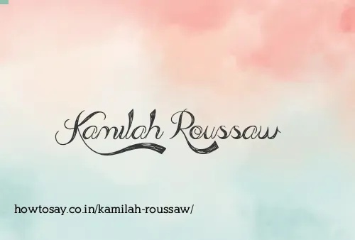 Kamilah Roussaw