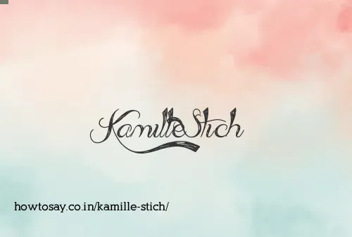 Kamille Stich