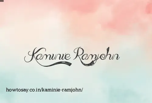 Kaminie Ramjohn