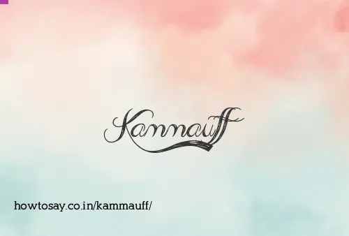 Kammauff