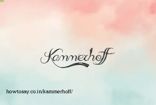 Kammerhoff