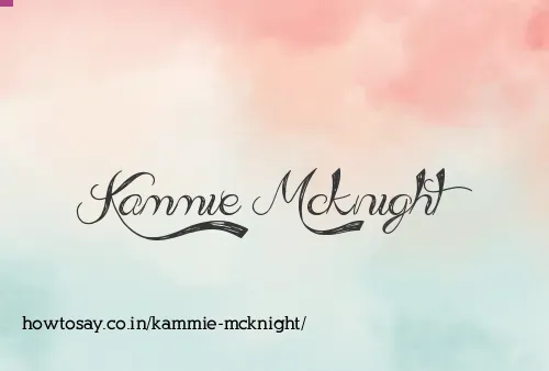 Kammie Mcknight