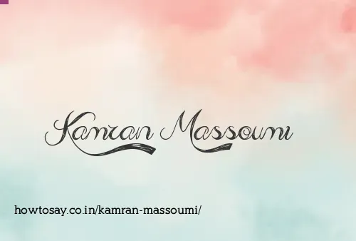 Kamran Massoumi